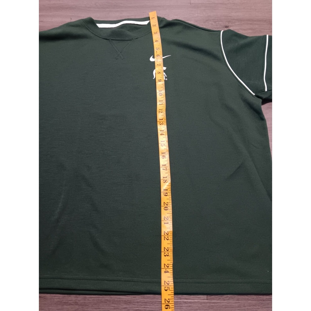 NWT Nike Women's Michigan State Spartans Green Crew T-Shirt Size XL - Picture 5 of 7